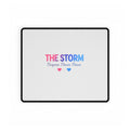 THE STORM Purpose. Power. Peace. Blue, White, Pink Heart Gaming/Office Mouse Pad