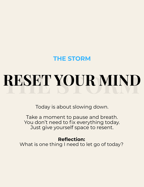 THE STORM 7 Day Peace Reset