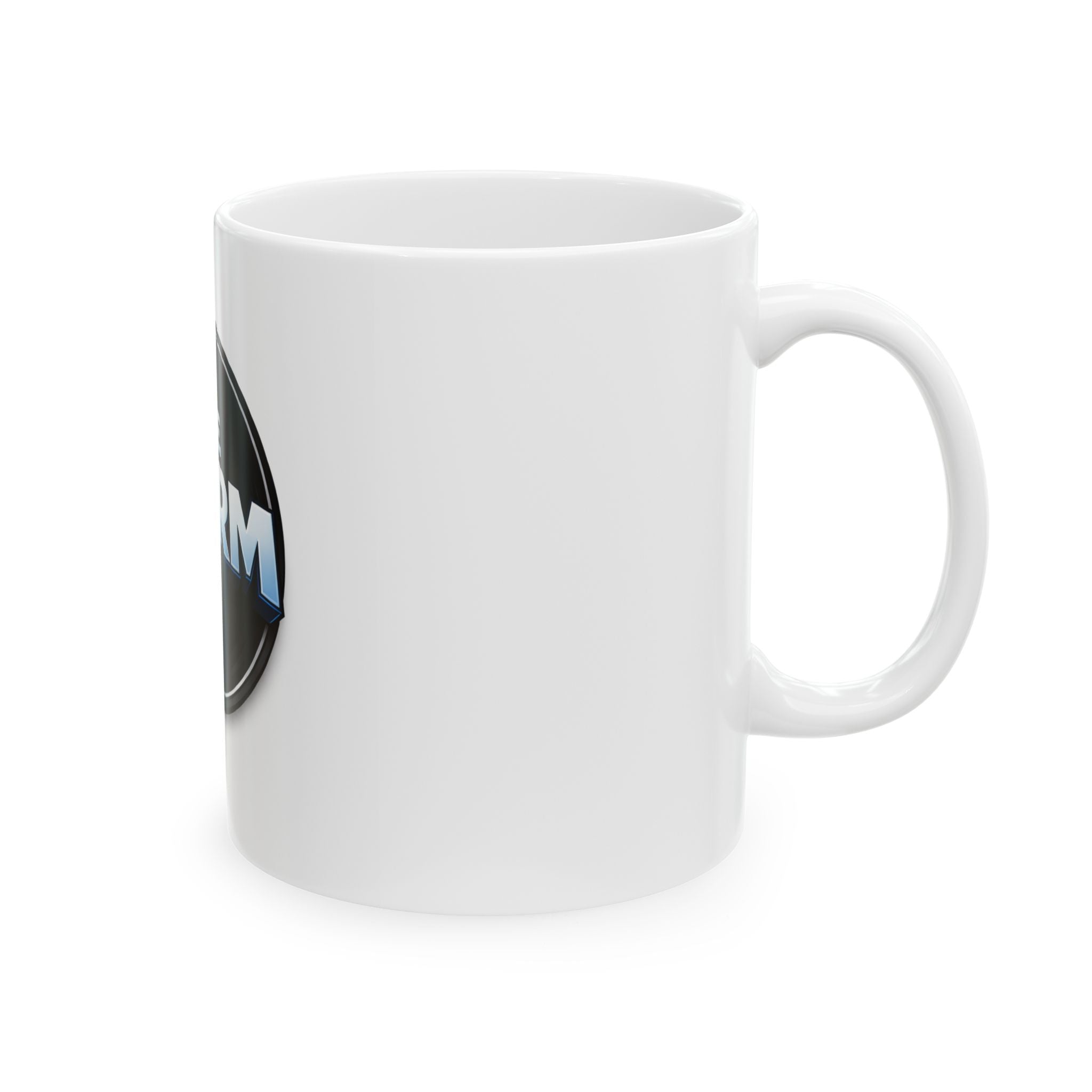 THE STORM Mug — "The Storm" Bold Logo Coffee Cup (11oz & 15oz)