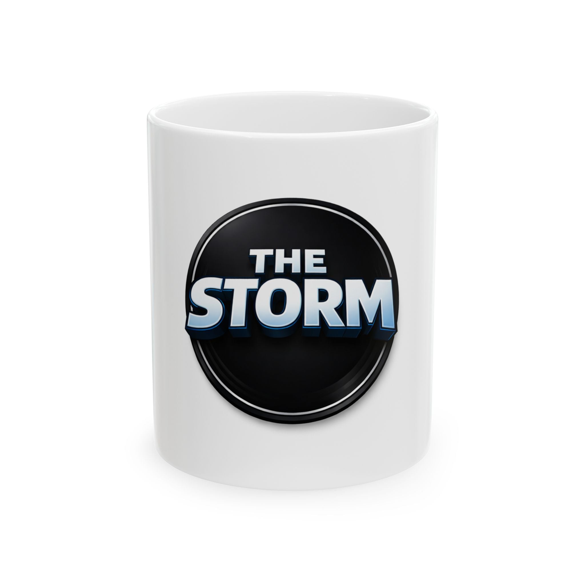 THE STORM Mug — "The Storm" Bold Logo Coffee Cup (11oz & 15oz)