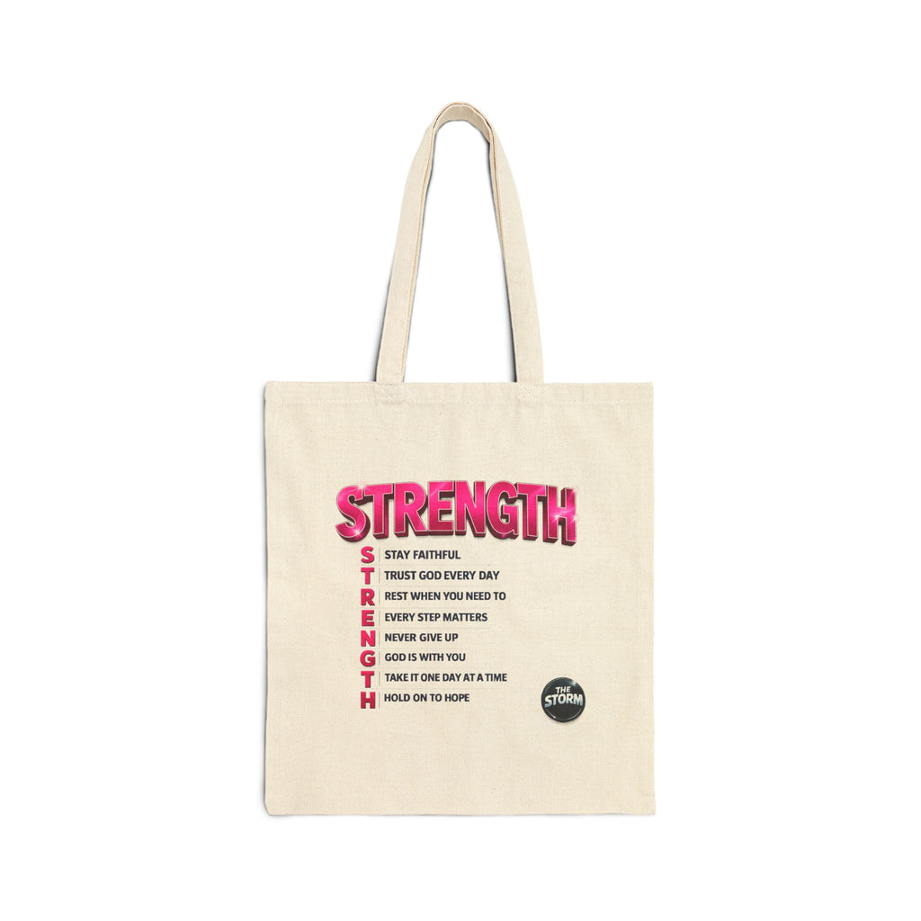 THE STORM Strength Inspirational Tote Bag