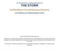 THE STORM Nationwide Black-Owned Busines Directory