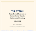 THE STORM Black-Owned Businesses Generational Wealth Nationwide Directory Vol. 2 Phase 1 Verified Edition Digital product